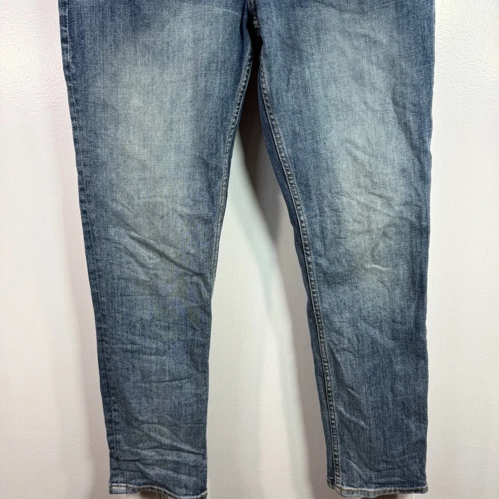 Banana Republic Slim‎ Medium Wash Distressed Denim Jeans Mens Size 30x32